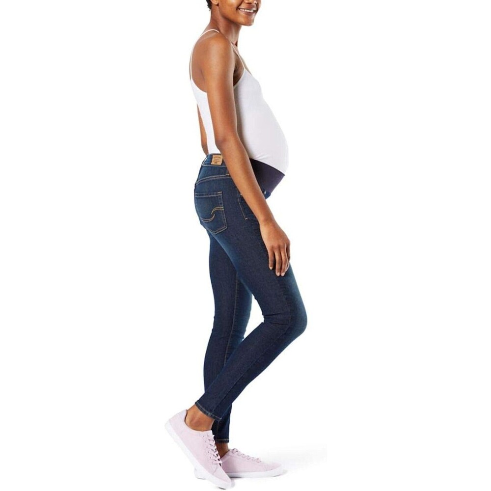 Signature by Levi Strauss & Co. Gold Label Maternity Baby Bump Skinny, Small - Picture 4 of 7
